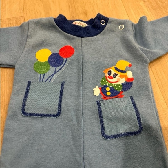 Vintage Healthtex Blue and Yellow with Decorative Patches - Picture 2 of 3